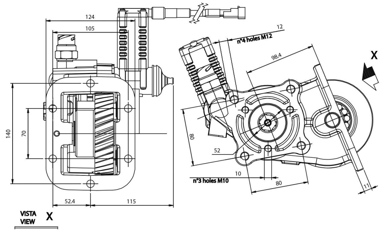 Iveco PTO shaft P23Z4M34201 ZF