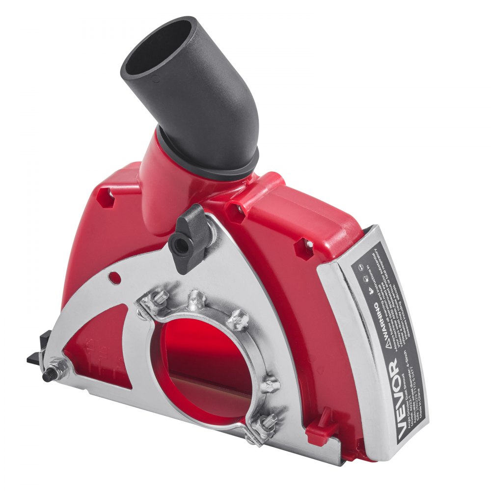 Meuleuse d'angle à hotte d'aspiration, compatible avec 100-125 mm, cache-poussière avec 6 disques de serrage, profondeur de coupe réglable, raccordement à l'aspirateur, pour bois, béton, mur, pierre, rouge Meuleuse d'angle à hotte d'aspiration, compatible avec 100-125 mm, cache-poussière avec 6 disques de serrage, profondeur de coupe réglable, raccordement à l'aspirateur, pour bois, béton, mur, pierre, rouge
