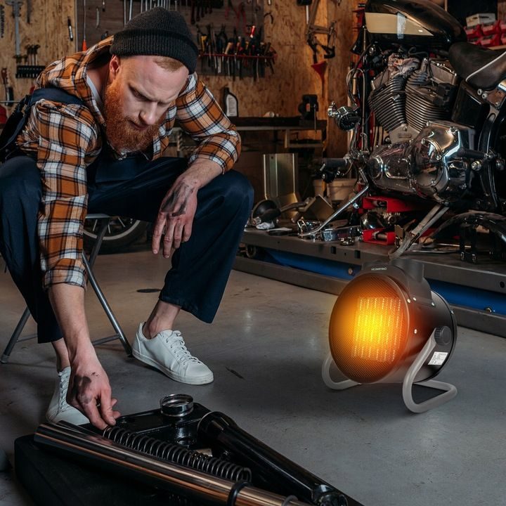Elektrische luchtverhitter met thermostaat - 2000 W