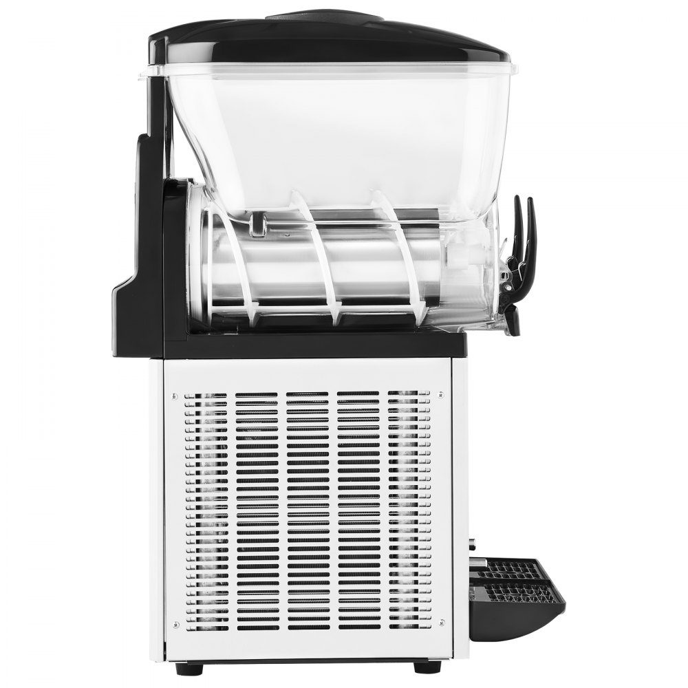 Commercial Frozen Drink Maker, 15L x 2 Slush Machine with Two Tanks, 120 Cup Stainless Steel Margarita Smoothie Machine, Slush Maker for Home Party, Restaurants, Cafes, Bars