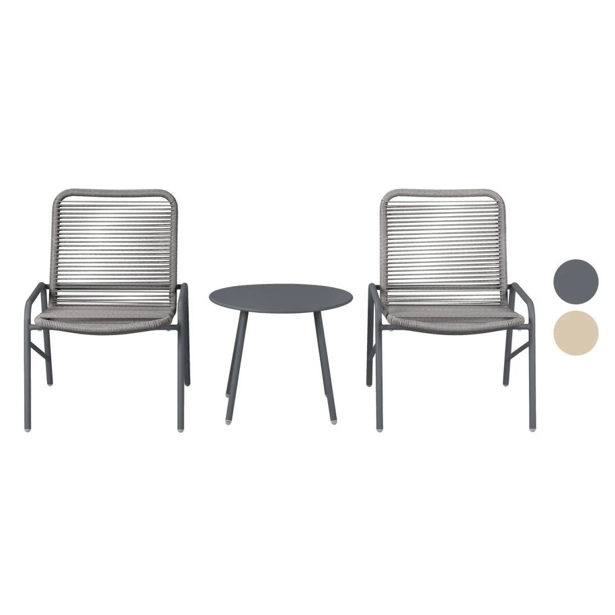 Salon de jardin LIVARNO®, 3 pièces