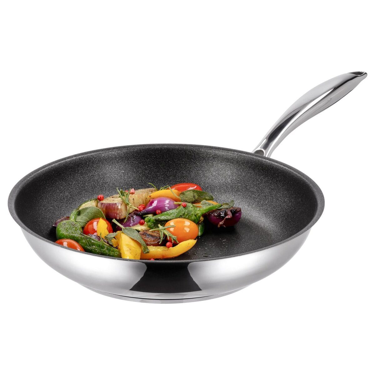 SILVERCREST® premium stainless steel pan, Ø 24 cm