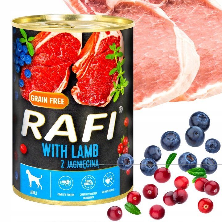 24x Mix Premium Hundefutter Nassfutter Mix Vital Rafi Dose à 400g