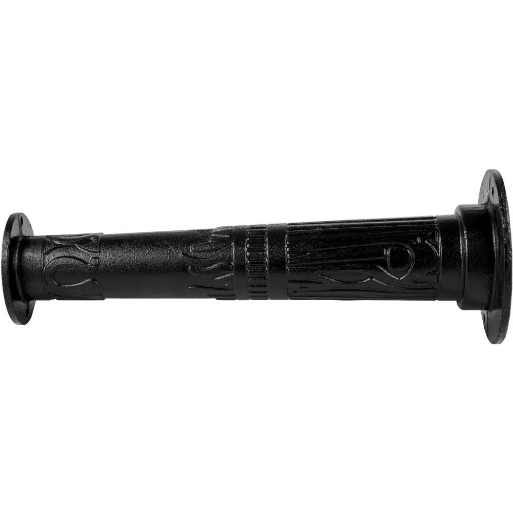Pumpenständer, Stielpumpe, Gusseisen, Handgriffpumpe, Pumpenständer, 23,7 x 23,7 x 66 cm, Gartenpumpenständer, beschichtet mit Sprühfarbe, Handpumpenständer, 8 mm dick, schwarz für Garten, Teich, Hof