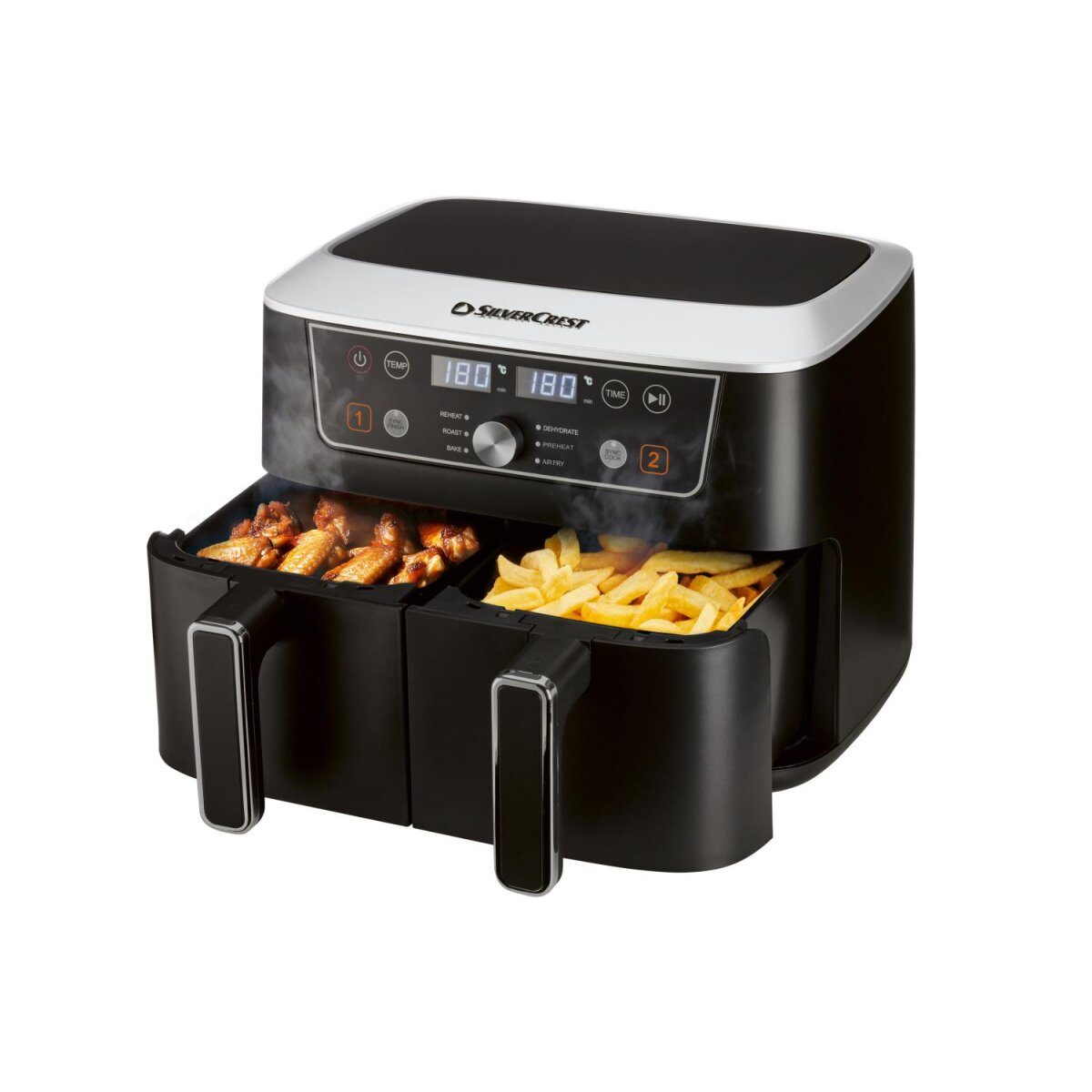 SILVERCREST® heteluchtfriteuse »SHFDD 2600 B2«