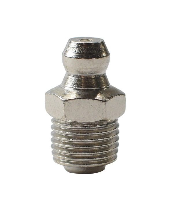 Set of 10x JCB straight grease nipples 1450/0001, thread: 1/8" 2CX, 3CX, 4CX, 802, 803, 808, 8052, 505, 535, 540.