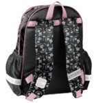 Zwarte schoolrugzak Samen Stitch en Angel