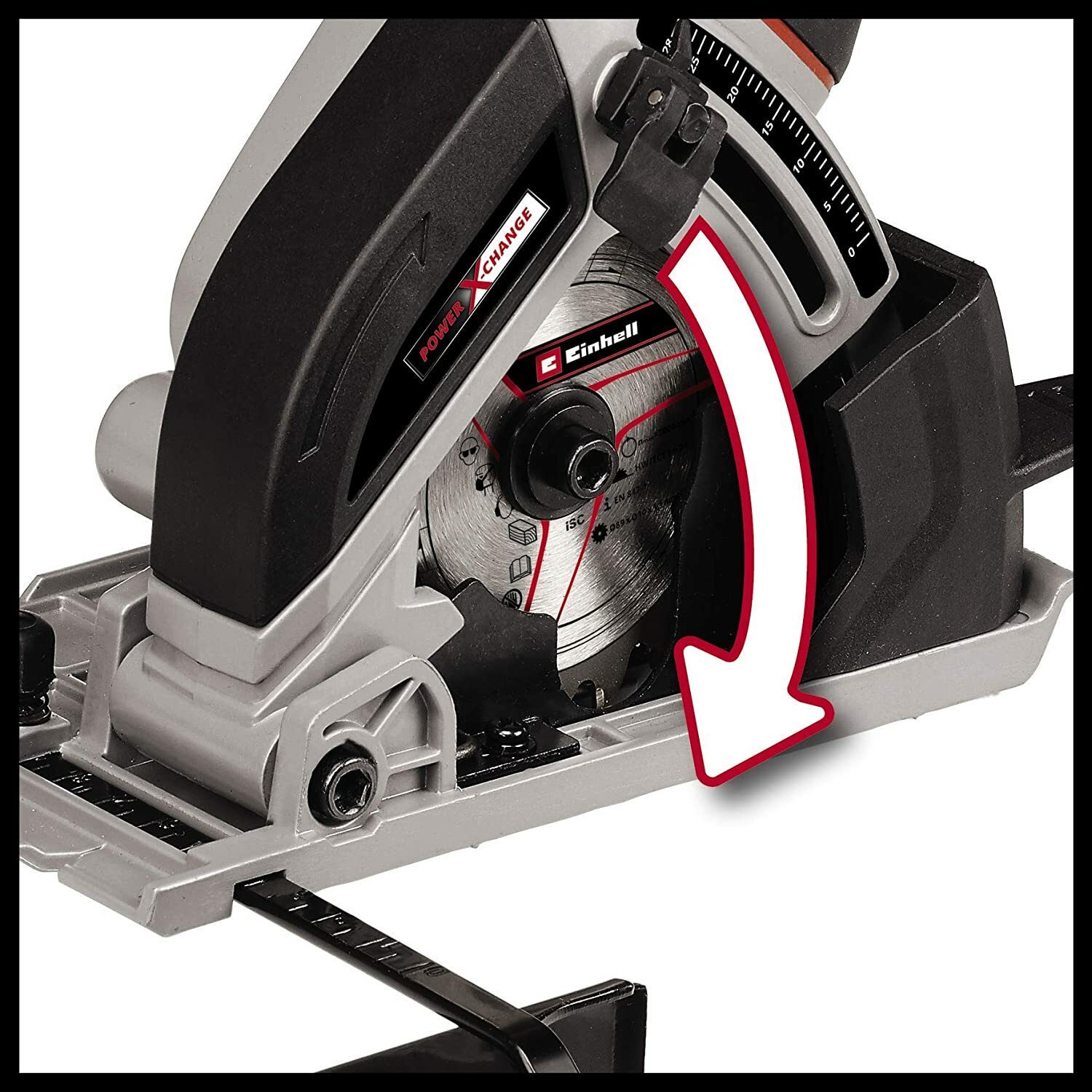 Mini scie circulaire sans fil Einhell TE-CS 18/89 Li-Solo Power