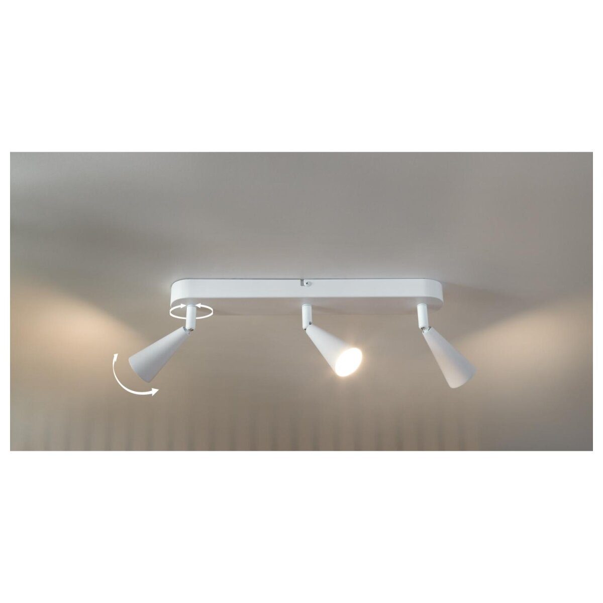 LIVARNO home LED plafondlamp, 3 spots, warm wit