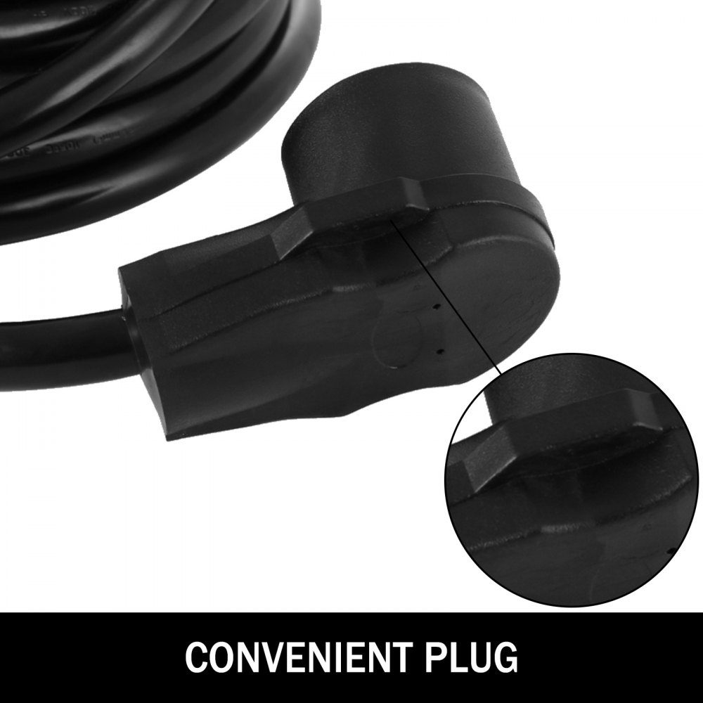 Cordon d'alimentation RV 15 m 40 A RV rallonge AWG8 40 A RV rallonge camion remorque RV camping-car camping-car câble poignées poignées RV An
