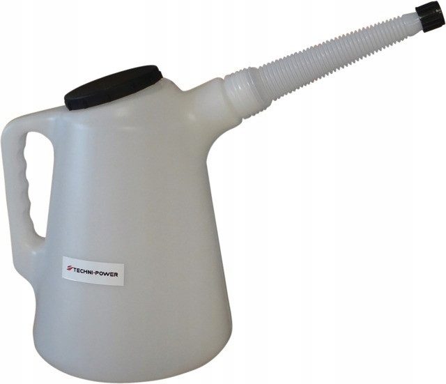 Workshop oil pourer with measuring cup 3l oil canister