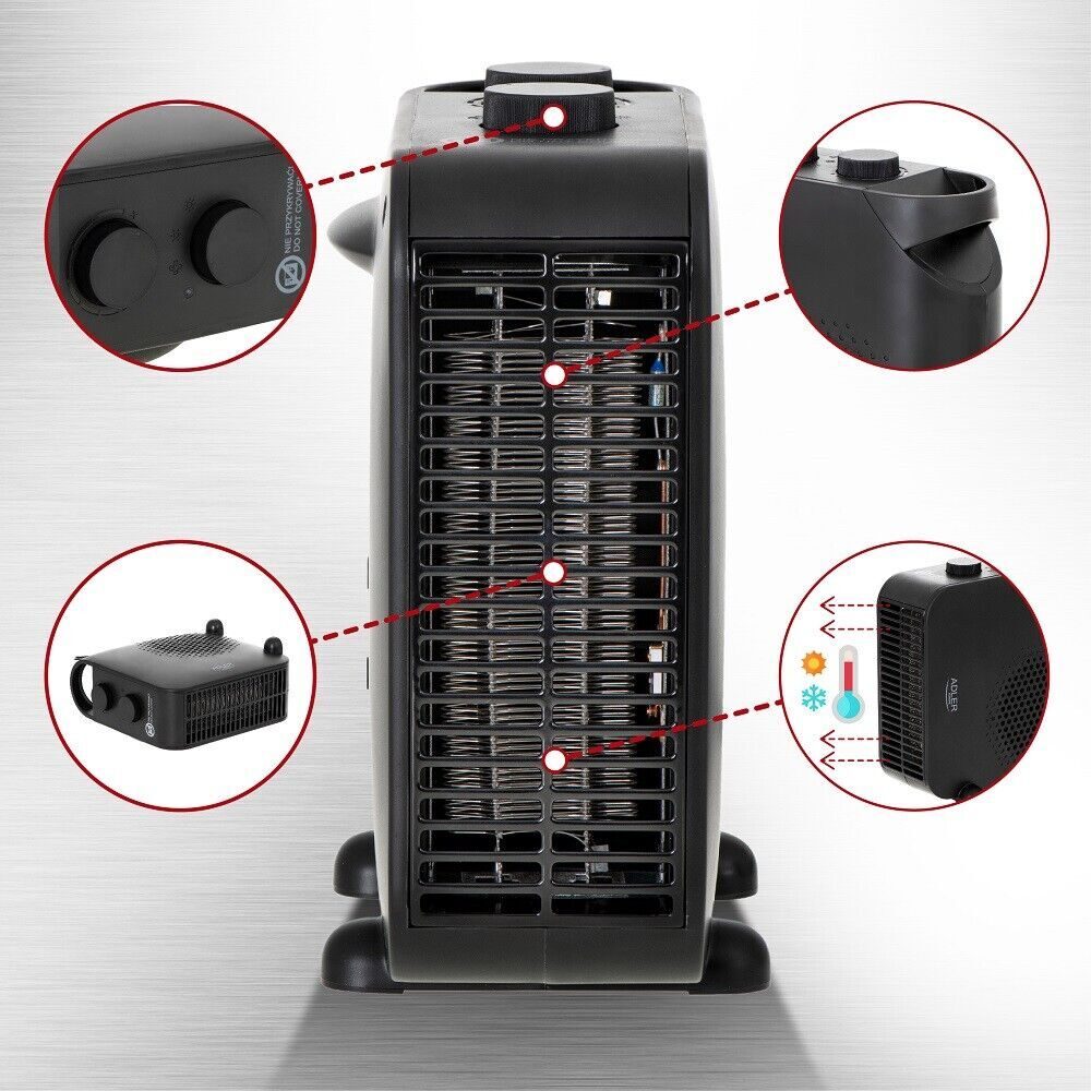 %SALE% Ceramic Fan Heater 2000W Heater Quick Heater Mobile Electric Heater