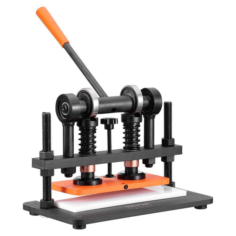 Leather Punching Machine Manual Leather Cutting Machine 26x12cm, Leather Embossing Machine 1.5t Heavy Duty Leather Punching Machine Suitable for leather, PVC/EVA foam, non-adhesive materials