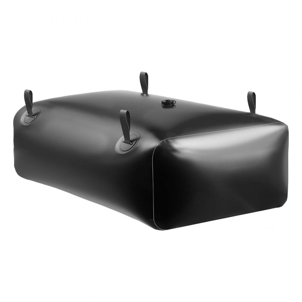Wasserspeicherblase, 330 l Wasserbeutel mit Wasserhahn, faltbarer und tragbarer Wasserbeutel aus 1000D PVC, Wasserspeicher für Bewässerungssystem, Dürreresistenz und Katastrophen, Schwarz