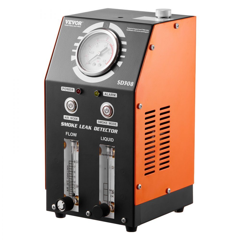 Auto-Nebelmaschine, Rauchmaschinen-Leckdetektor 8 l/min, Auto-Nebelmaschine, Luftmodus und Rauchmodus, zwei Modelle, Leckdetektor mit Manometer und Luftpumpen, Kraftstofftankprüfung