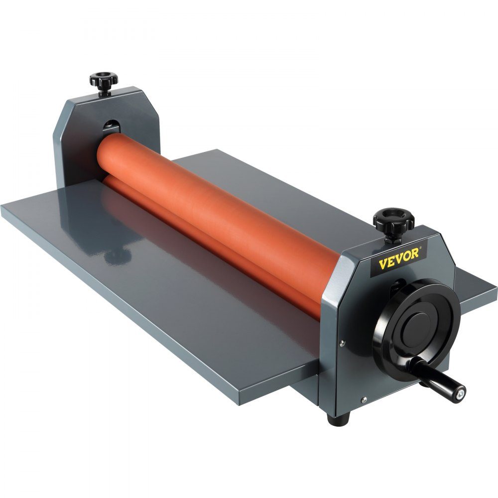 Cold laminator 1000mm manual folding photo film roll laminator made of thick iron metal with soft rubber rollers, four non-slip adjustable rubber feet for photo and advertising copy shops