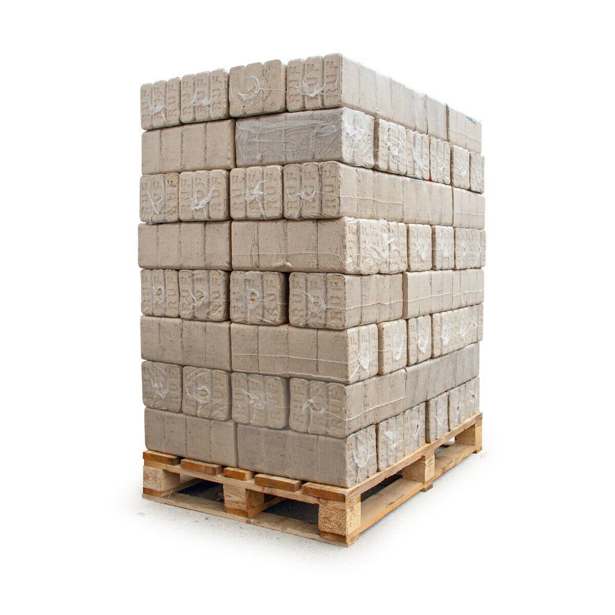 Brykiety drewniane drewno liściaste buk dąb brykiety drewno opałowe 10 kg x 96.960 kg paleta