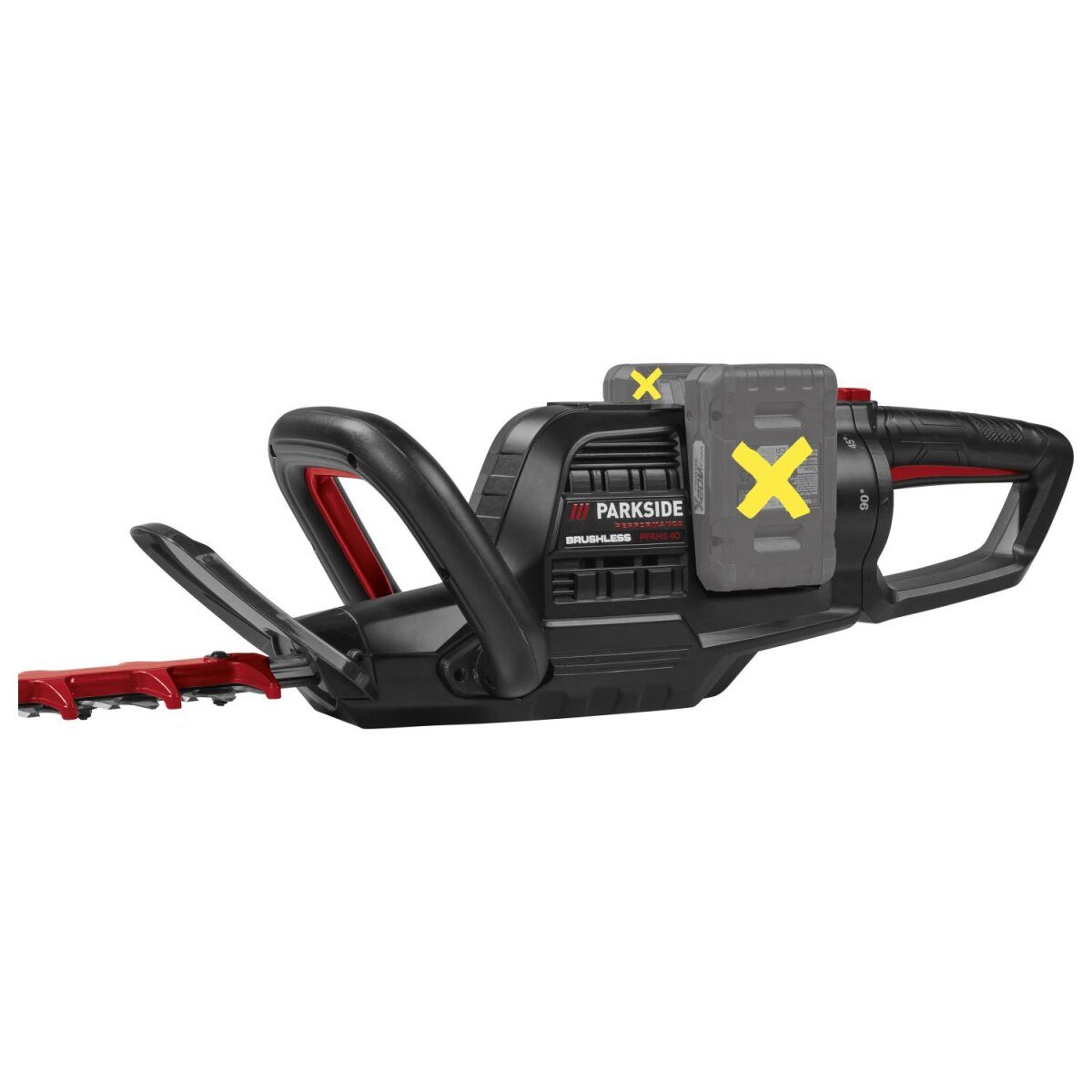 PARKSIDE PERFORMANCE® 40 V accu-heggenschaar »PPAHS 40 A1«, gebruikt zonder accu en oplader