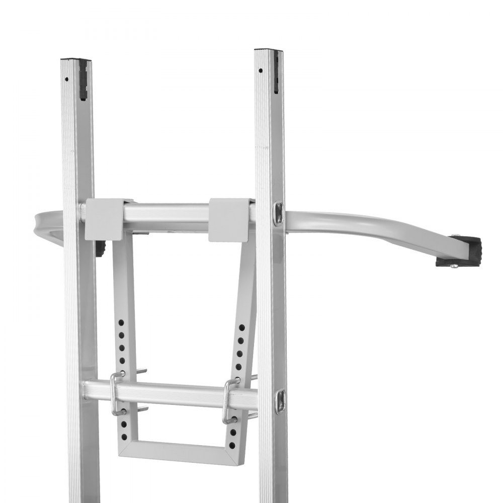 Ladder Stabilizer 150kg, Steel Ladder Roof Hook, Ladder Stabilizer with Span/Wall Extension Accessories, Wall Ladder Spacer, Sturdy Ladder Spacer Arms for Guttering