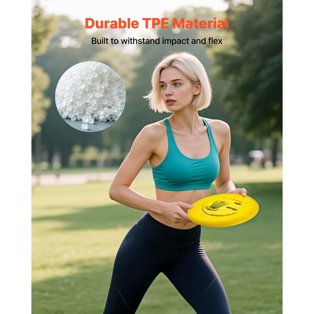 Disgolf Set Disc Golf Discs (12+1) for Beginners, Starter Set, with Putter, Middle Class, Driver, Includes Mini Marker, Portable Backpack, for Garden, Lawn, Beach and Outdoor Park