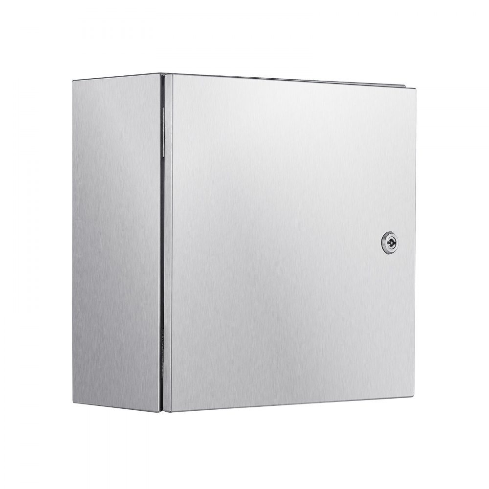 Armoire électrique Boîtier en acier inoxydable NEMA, 300x300x200 mm, boîte de jonction électrique en acier NEMA 4X, IP66 étanche à l'eau et à la poussière, pour usage intérieur et extérieur, avec plaque de montage
