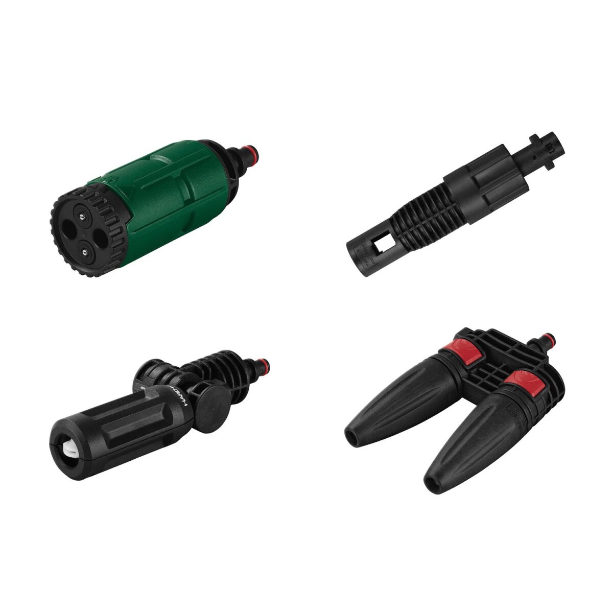 Gama dysz do czyszczenia wysokociśnieniowego PARKSIDE®: 3 w 1 / turbo-miotarka / strumień Power Jet / podwójny miotacz zanieczyszczeń Gama dysz do czyszczenia wysokociśnieniowego PARKSIDE®: 3 w 1 / turbo-miotarka / strumień Power Jet / podwójny miotacz zanieczyszczeń