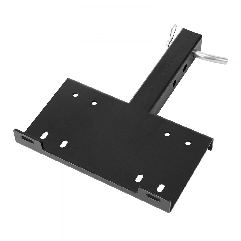 Universele trekhaakbevestiging 6803 kg Lierbevestigingsplaatontvanger 50,8 mm met 2 gatenbevestiging Gepoedercoat staal voor mountainbike UTV Truck Zwart Universele trekhaakbevestiging 6803 kg Lierbevestigingsplaatontvanger 50,8 mm met 2 gatenbevestiging Gepoedercoat staal voor mountainbike UTV Truck Zwart