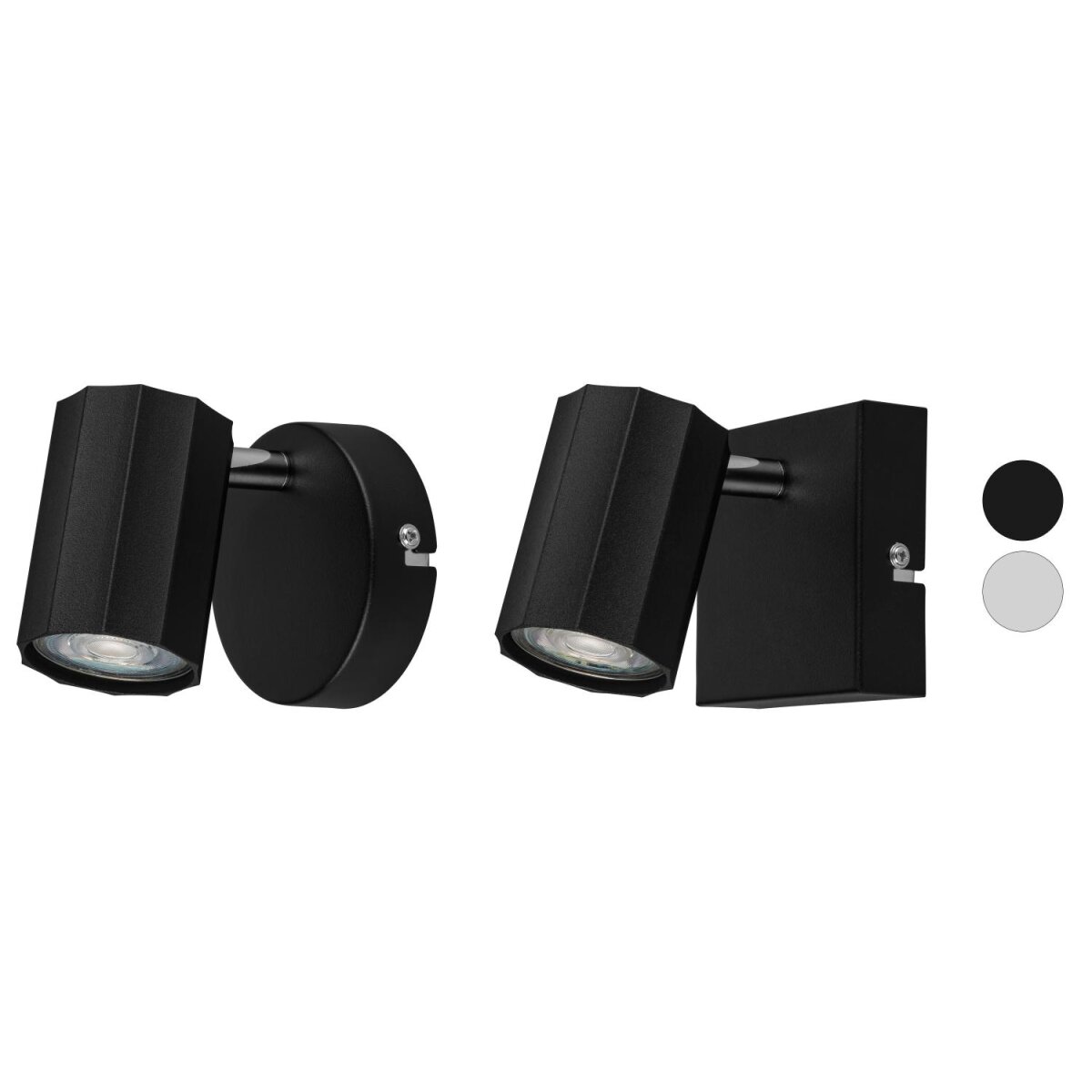 Lampa ścienna/sufitowa LIVARNO home, uchylna i obrotowa punktowa Lampa ścienna/sufitowa LIVARNO home, uchylna i obrotowa punktowa