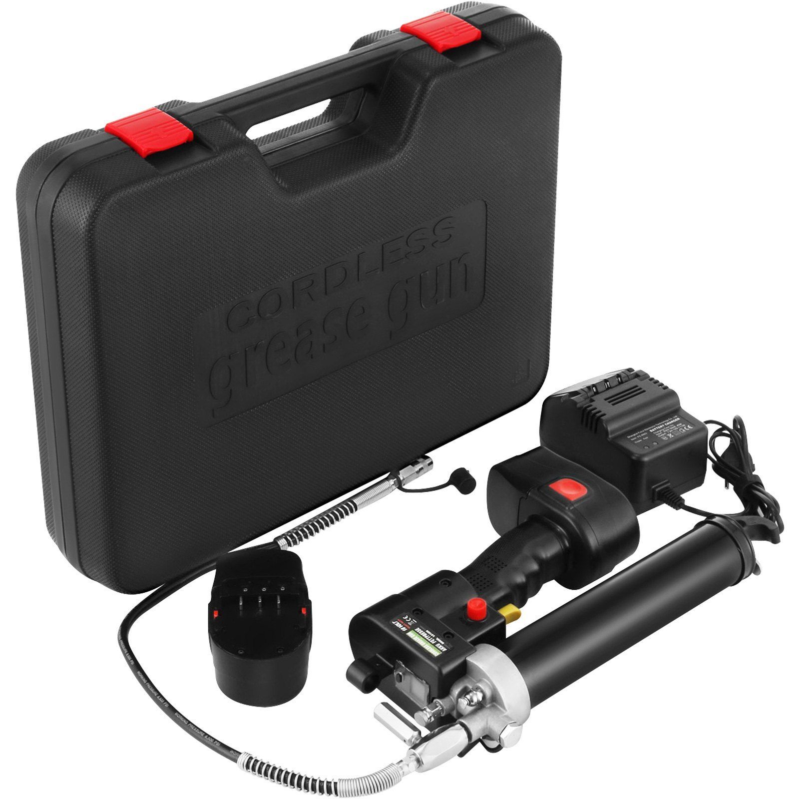 Startset 18V accuvetspuit inclusief 2x 4,0Ah acculader en koffer Startset 18V accuvetspuit inclusief 2x 4,0Ah acculader en koffer