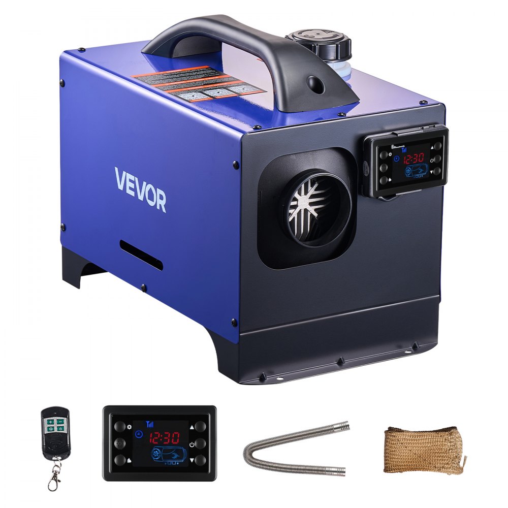 Diesel Heater Air Heater 12-24V 5-8KW Portable Parking Heater with Remote Control & LCD Screen & Handle, Low Noise, 5L Fuel Tank for Trucks Motorhomes SUV Tractor