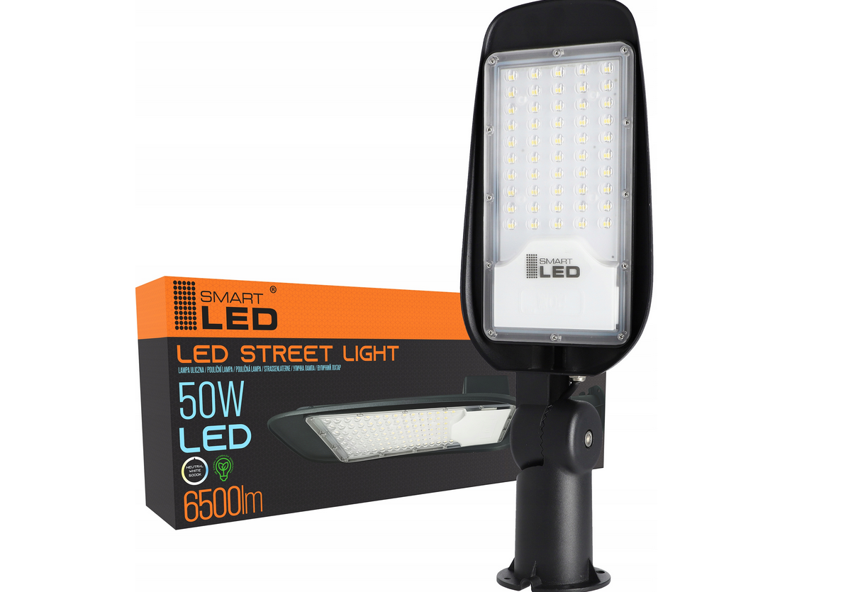 Lampa uliczna LED — regulacja Premium 50 W