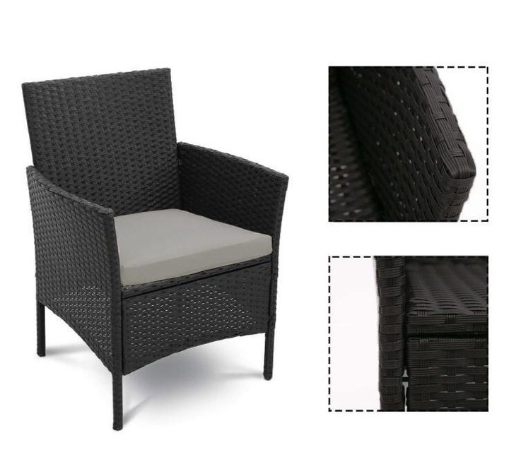 Sitzgruppe Rattan Gartenmöbel Gartenmöbel Polyrattan Set Tisch Sessel Lounge