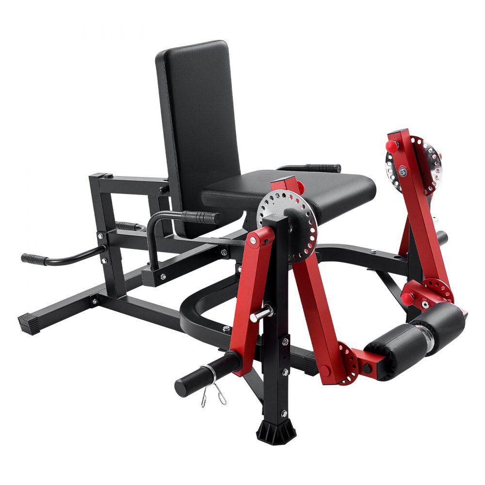 Leg Extension and Curl Machine, Seated Leg Twist Extension for Thighs, Adjustable Device for Special Lower Body Exercises, Training Bench for Home Gym (700lb Load Capacity)