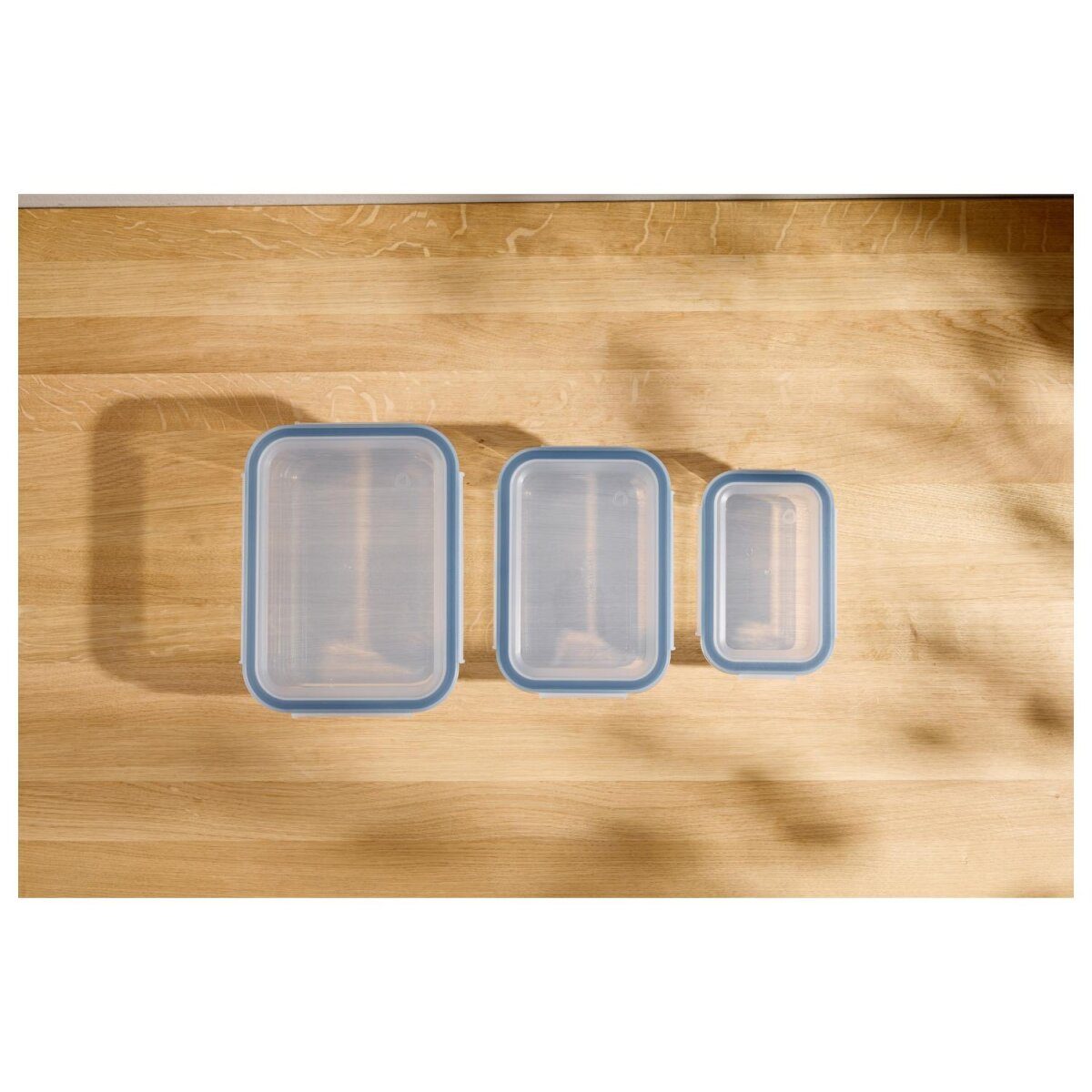 SILVERCREST® glazen voedselopslagcontainerset (rechthoekige set van 3)
