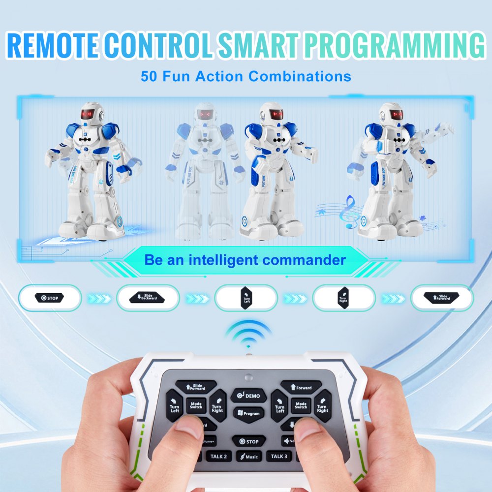 RC Robotspeelgoed voor kinderen, Programmeerbare afstandsbediening Slimme robot met gebarenherkenning, Interactieve loop-, zang- en dansrobot voor jongens en meisjes van 3, 4, 5, 6, 7, 8, 10 en 12 jaar Verjaardagscadeau RC Robotspeelgoed voor kinderen, Programmeerbare afstandsbediening Slimme robot met gebarenherkenning, Interactieve loop-, zang- en dansrobot voor jongens en meisjes van 3, 4, 5, 6, 7, 8, 10 en 12 jaar Verjaardagscadeau
