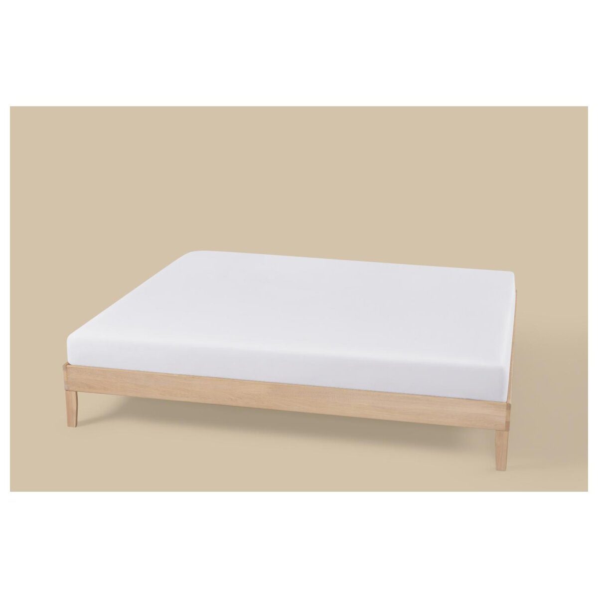 LIVARNO fitted sheet, microfiber jersey, 180-200 cm, white