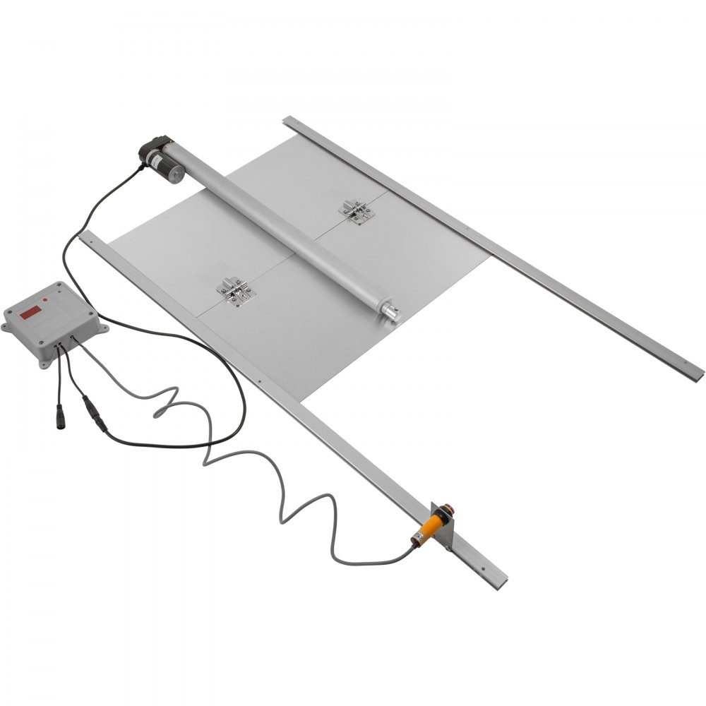 Automatische Hühnerklappe, Aluminiumlegierung/ABS, Hühnertür mit Schieber, 66 W, Hühnertorwächter, 30 x 30 cm, Türöffner mit Lichtsensor, Zeitsteuerung, ideal für den Außen-/Innengebrauch von Hühnerställen