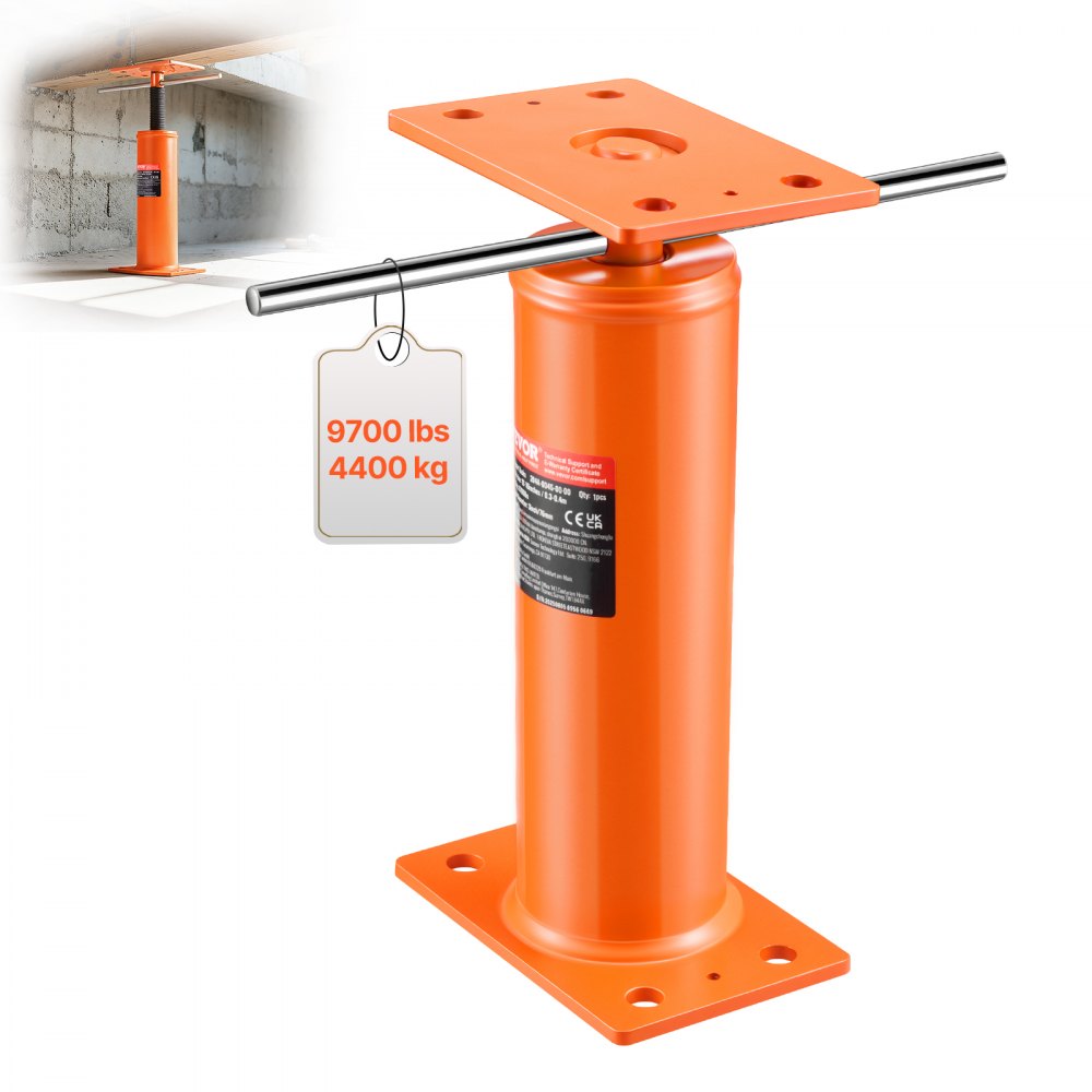 Krik voor thuisgebruik, hoogtebereik 12-16", maximale belasting 100 lbs, verstelbare steunbalk, krikpaal in de kelder voor nivellering, stalen hefsteun, telescopische krikpaal voor tijdelijke ondersteuning Krik voor thuisgebruik, hoogtebereik 12-16", maximale belasting 100 lbs, verstelbare steunbalk, krikpaal in de kelder voor nivellering, stalen hefsteun, telescopische krikpaal voor tijdelijke ondersteuning