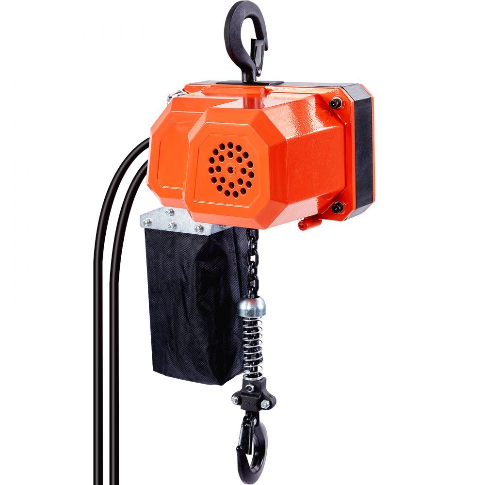 Electric Chain Hoist, 150kg Load Capacity, 3m Lifting Height, Speed ​​2.3m/min, 230V Single Phase Overhead Crane with G80 Chain, 3m Wired Remote Control for Garage, Shop, Hotel, Home