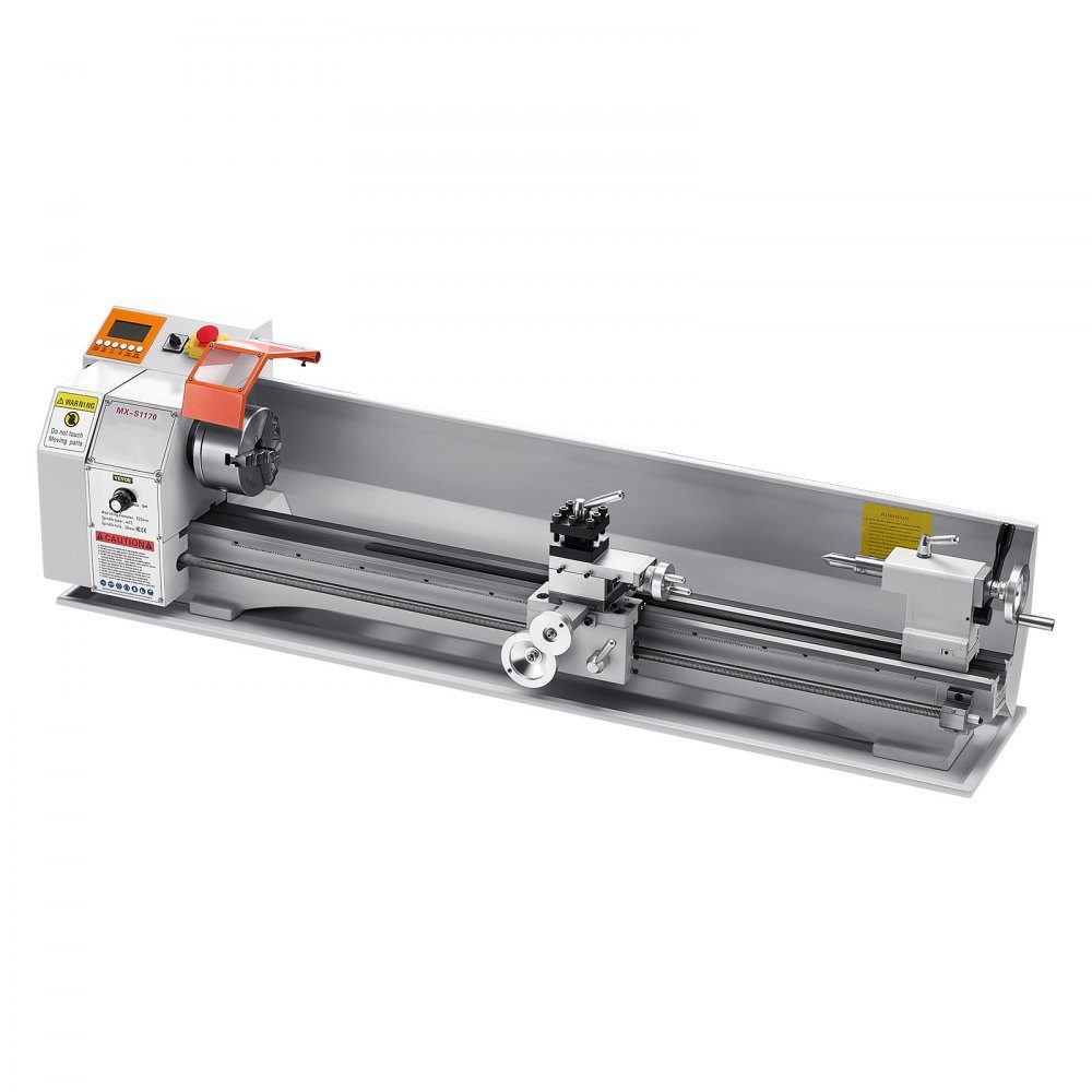 Tokarka do metalu 220x1000 mm Tokarka z automatycznym posuwem 2500 obr/min prędkość obrotowa 1250 W silnik bezszczotkowy z osprzętem, tokarka stołowa do obróbki części precyzyjnych