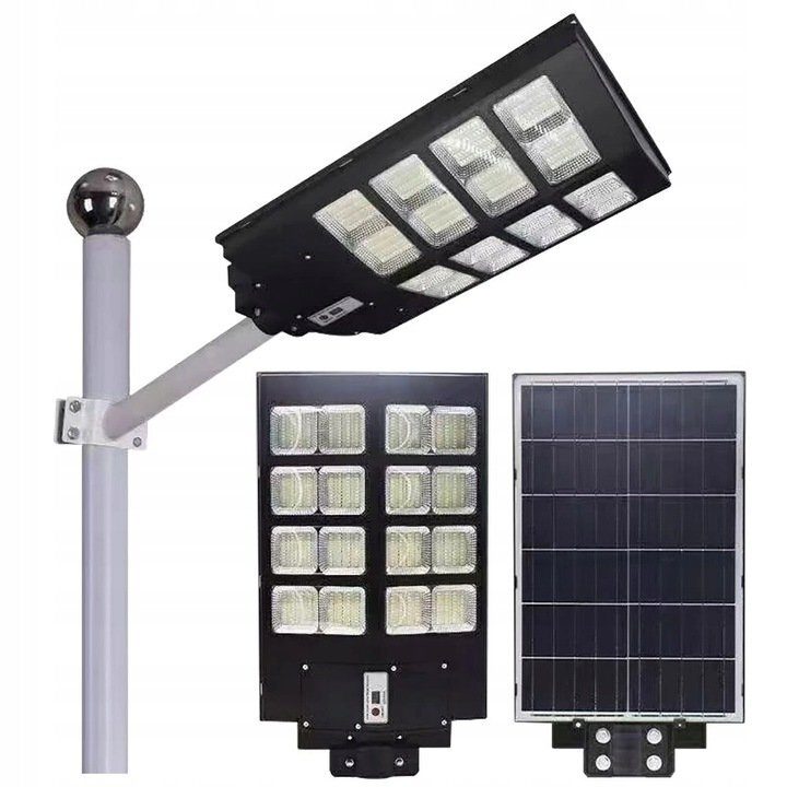 STRASSENLEUCHTE 400W SOLARLAMPE + PANEL + FERNBEDIENUNG