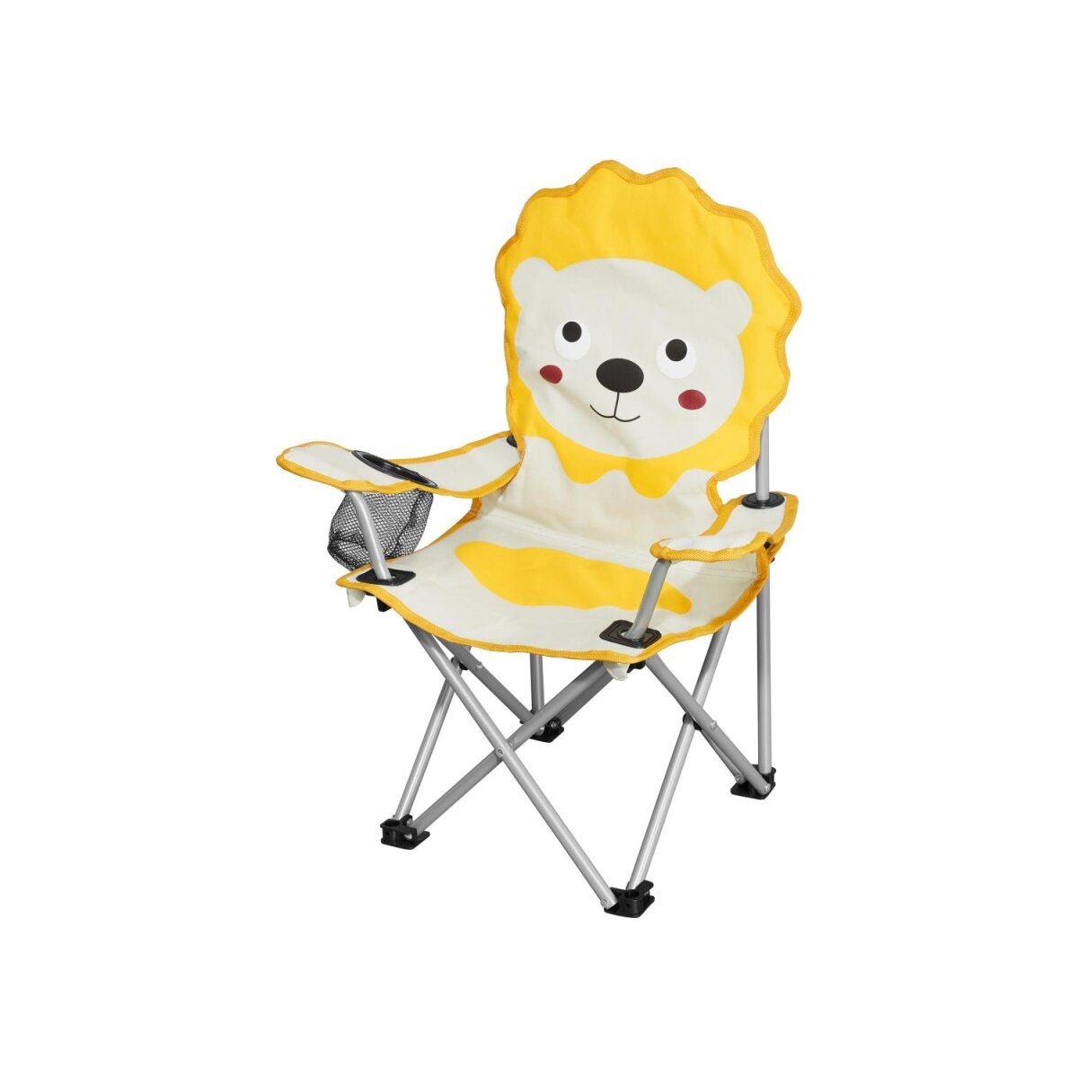 CRIVIT children's camping chair, including practical carrying bag (lion)