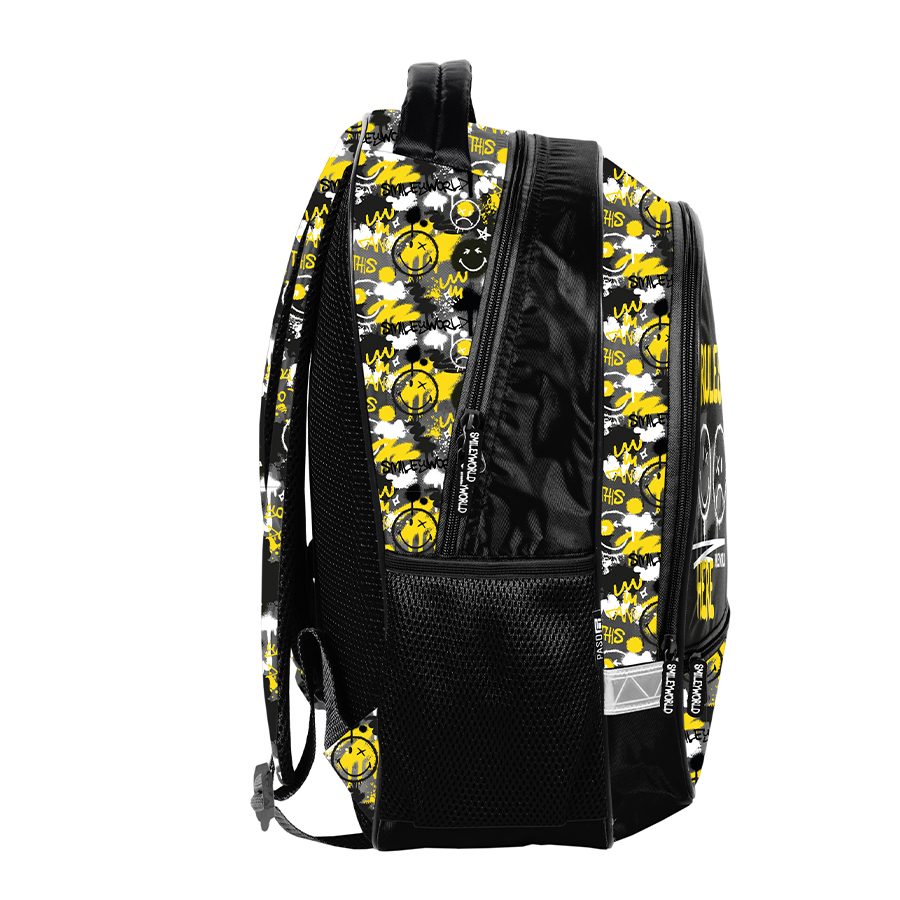 Sac à dos scolaire Smiley – Pas de règles