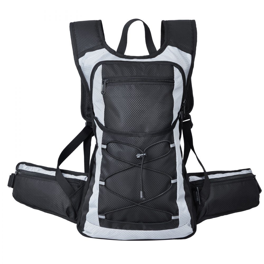 Hydration Backpack 15L Insulated Backpacks with 3L TPU Water Bladder Running Backpack Hiking Backpacks for Cycling Running Trip Black Hydro Water Daypack for Men Women