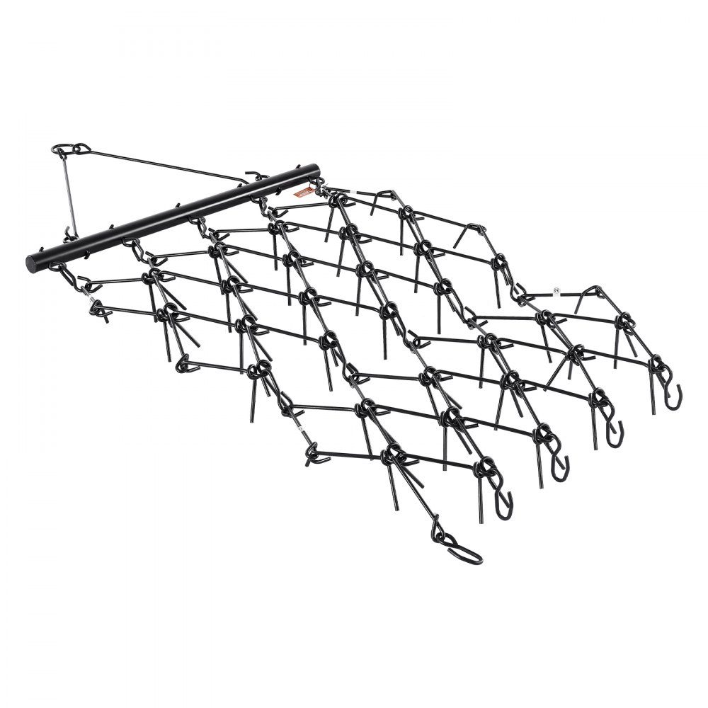 Sleepeg, 1707 x 1219 mm, weideeg met 80 scherpe tanden, geschikt voor ATV- en UTV-tractoren, voor grondbewerking, zaaien, egaliseren van landschap en onderhoud van grindopritten op de boerderij