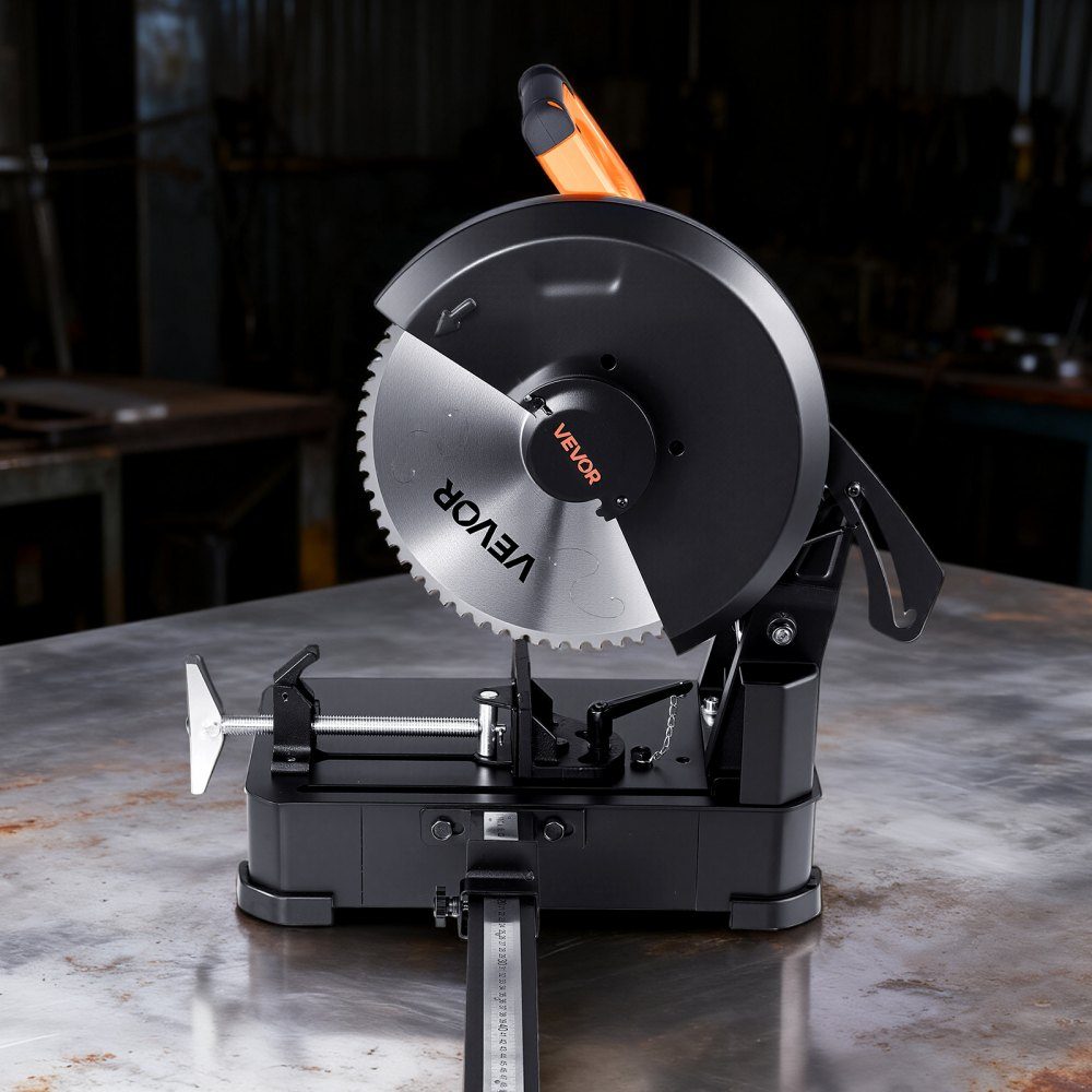 Kappsäge, Gehrungssäge mit 355 mm Kaltschnitt-Sägeblatt aus Edelstahl, bürstenlosem 3500-W-Motor und 750–1200 U/min, Metallkappsäge für quadratische und flache Metallrohre, I-förmige Stähle