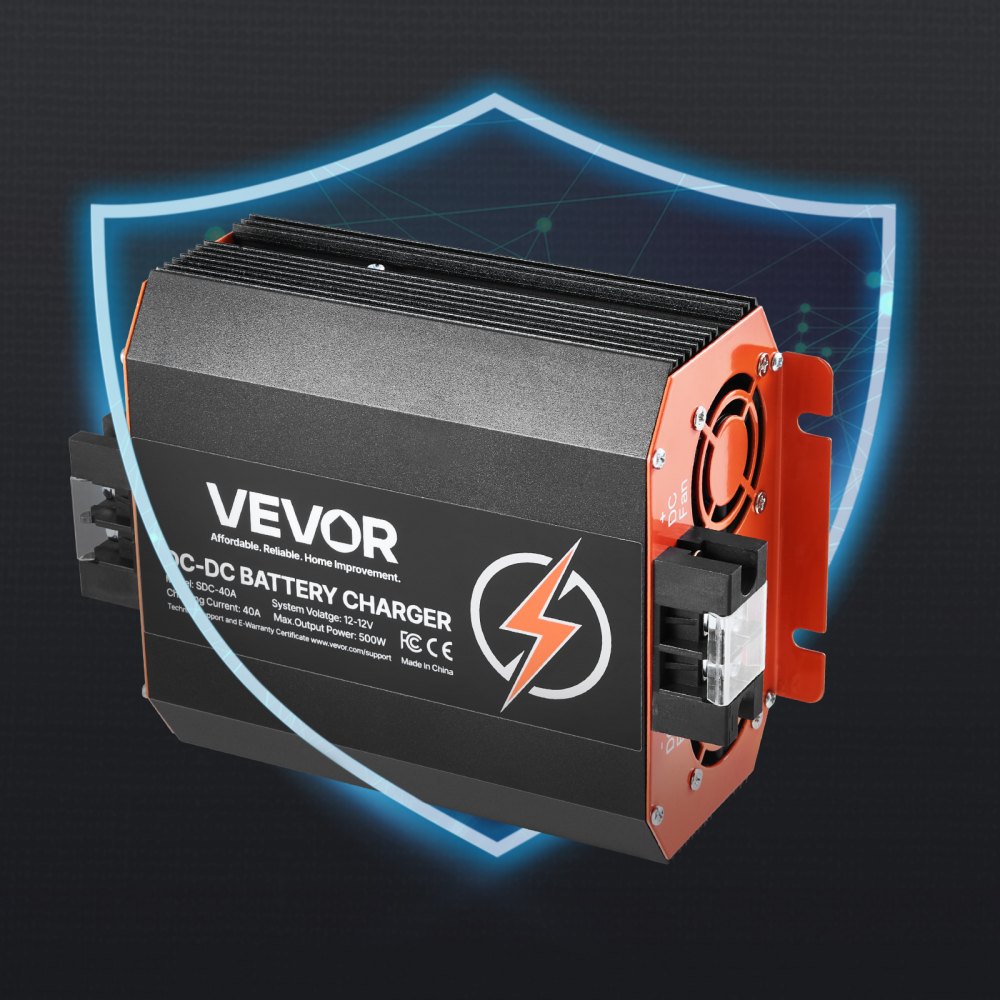12V 40A DC/DC acculader 500W voor loodzuur-, lithium-, AGM-, GEL- en natte accu's, intelligent opladen op meerdere niveaus voor campers, bedrijfsvoertuigen, boten, jachten 12V 40A DC/DC acculader 500W voor loodzuur-, lithium-, AGM-, GEL- en natte accu's, intelligent opladen op meerdere niveaus voor campers, bedrijfsvoertuigen, boten, jachten