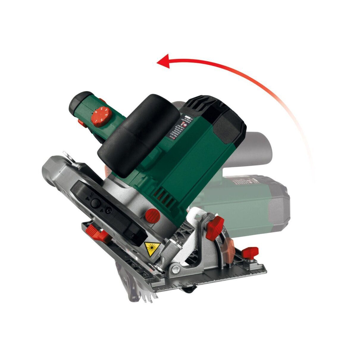 Scie circulaire portative PARKSIDE® »PHKS 1350 C2«, 1350 watts avec laser