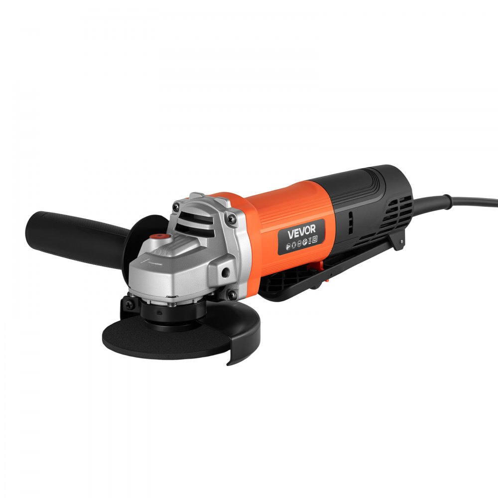 114,3 mm haakse slijper 12.000 tpm doorslijpmachine met snoer en verstelbare stofkap voor het slijpen, doorslijpen en ontroesten van metaal (schijf niet inbegrepen) 114,3 mm haakse slijper 12.000 tpm doorslijpmachine met snoer en verstelbare stofkap voor het slijpen, doorslijpen en ontroesten van metaal (schijf niet inbegrepen)
