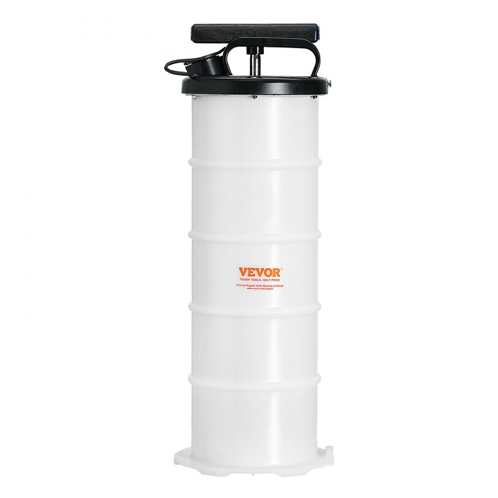 Pompe d'aspiration d'huile 6,5 L dispositif d'aspiration d'huile manuel Ø200x550mm pompe de vidange d'huile pompe d'aspiration de voiture pompe à main pompe d'aspiration de liquide adaptée à l'aspiration d'huile moteur, d'huile de transmission, de liquide